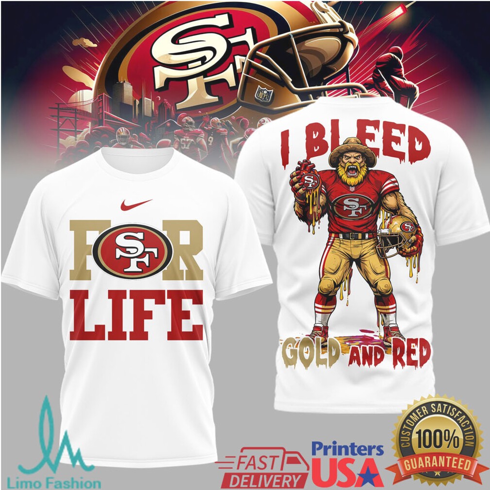San Francisco 49ers Official NFL Built on Loyalty For Life 3D Shirt - Limotees LLC
