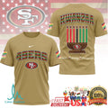 San Francisco 49ers Official NFL Kwanzaa Pride 3D Shirt - Limotees LLC