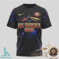 San Francisco 49ers Pink Floyd Galaxy Prism Sports T Shirt - Limotees LLC