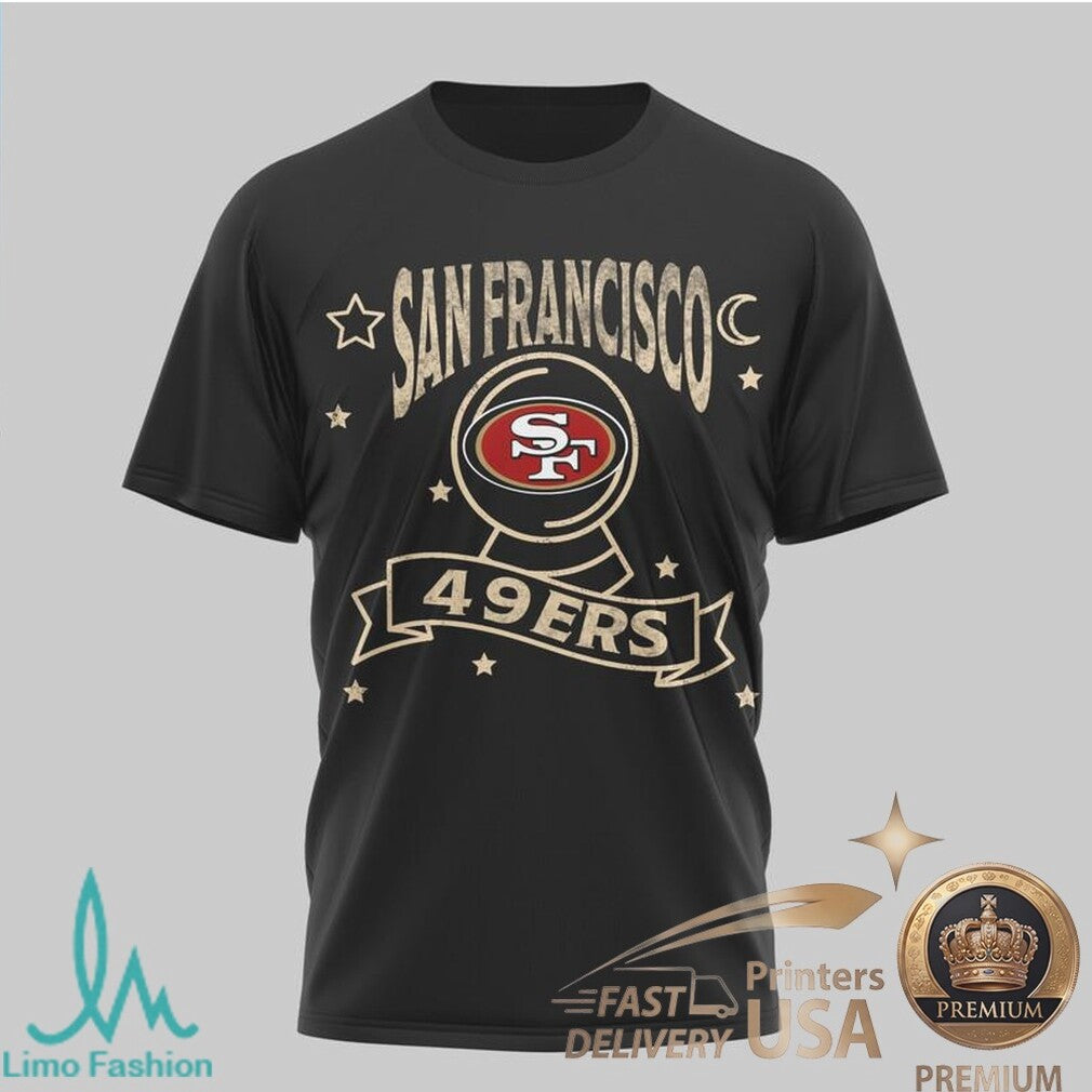San Francisco 49ers Tarot Card Design Mystic Football T Shirt - Limotees LLC