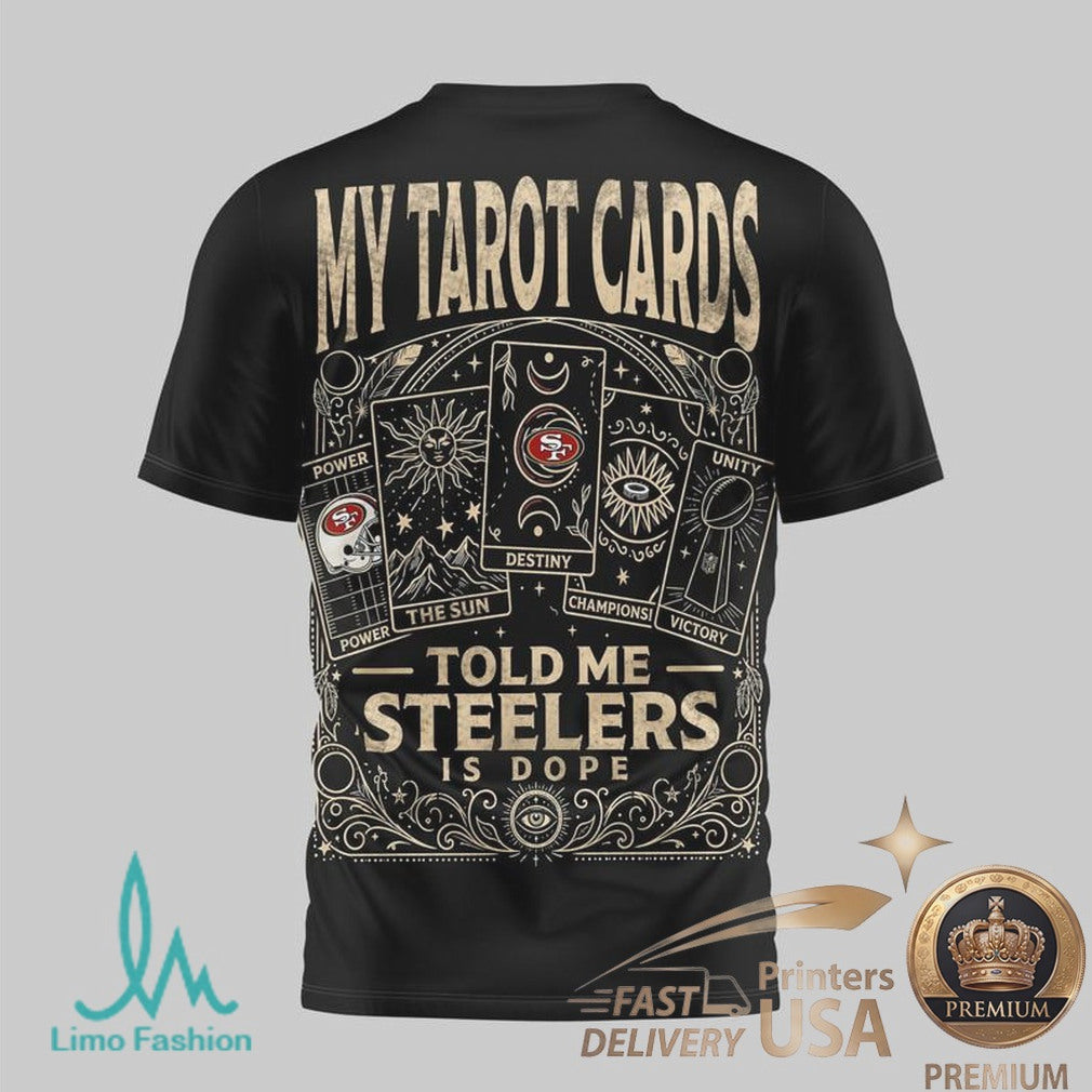 San Francisco 49ers Tarot Card Design Mystic Football T Shirt - Limotees LLC