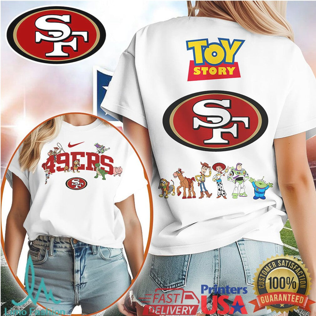 San Francisco 49ers Toy Story Friends Custom NFL Graphic Shirt - Limotees LLC