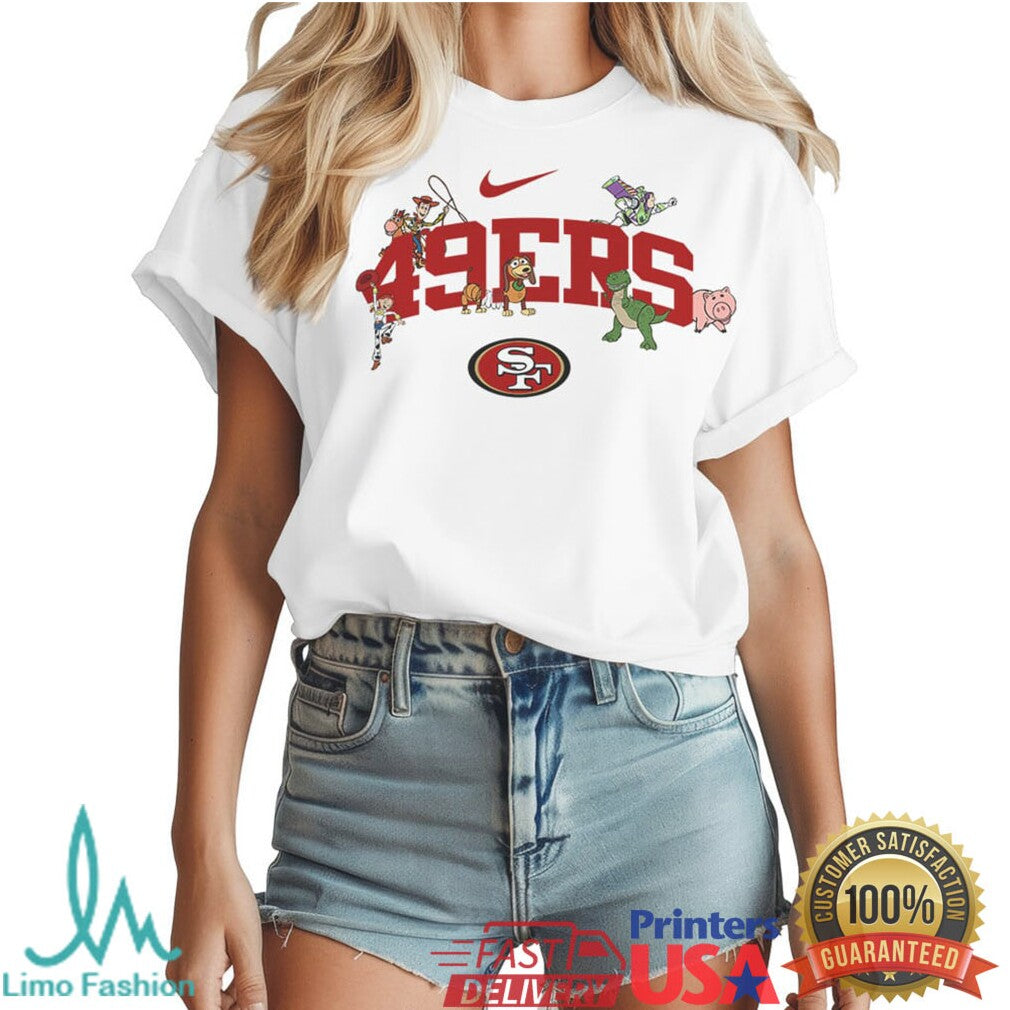 San Francisco 49ers Toy Story Friends Custom NFL Graphic Shirt - Limotees LLC