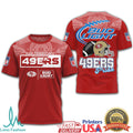 San Francisco 49ers x Bud Light “49ers Pride” Red & Blue Fan Shirt - Limotees LLC