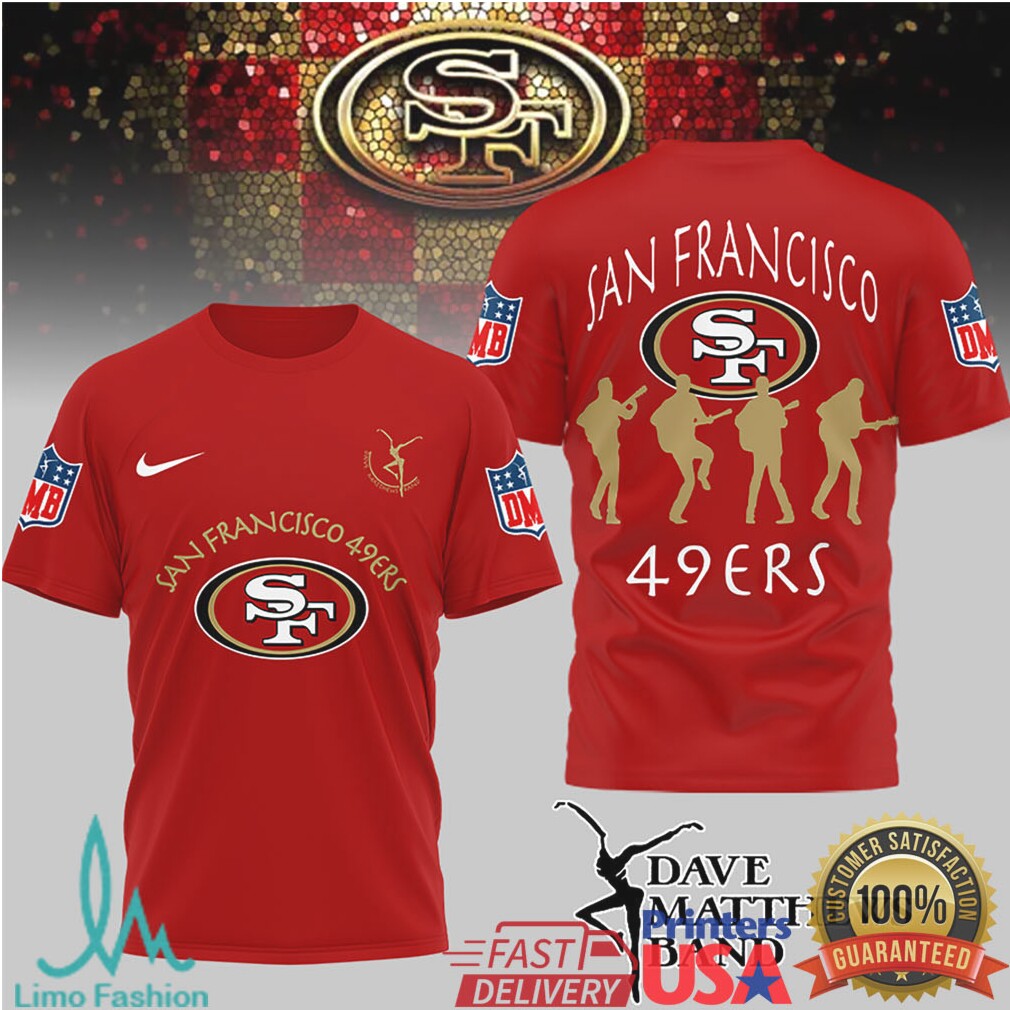 San Francisco 49ers x Dave Matthews Band Collaboration Style Tee - Limotees LLC