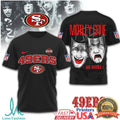 San Francisco 49ers x Mötley Crüe Vintage Style Graphic T Shirt - Limotees LLC