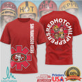 San Francisco 49ers x Red Hot Chili Peppers Music Mashup T Shirt - Limotees LLC