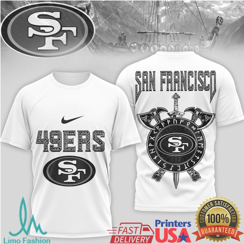 San Francisco 49ersOfficial NFL Viking 3D Shirt - Limotees LLC