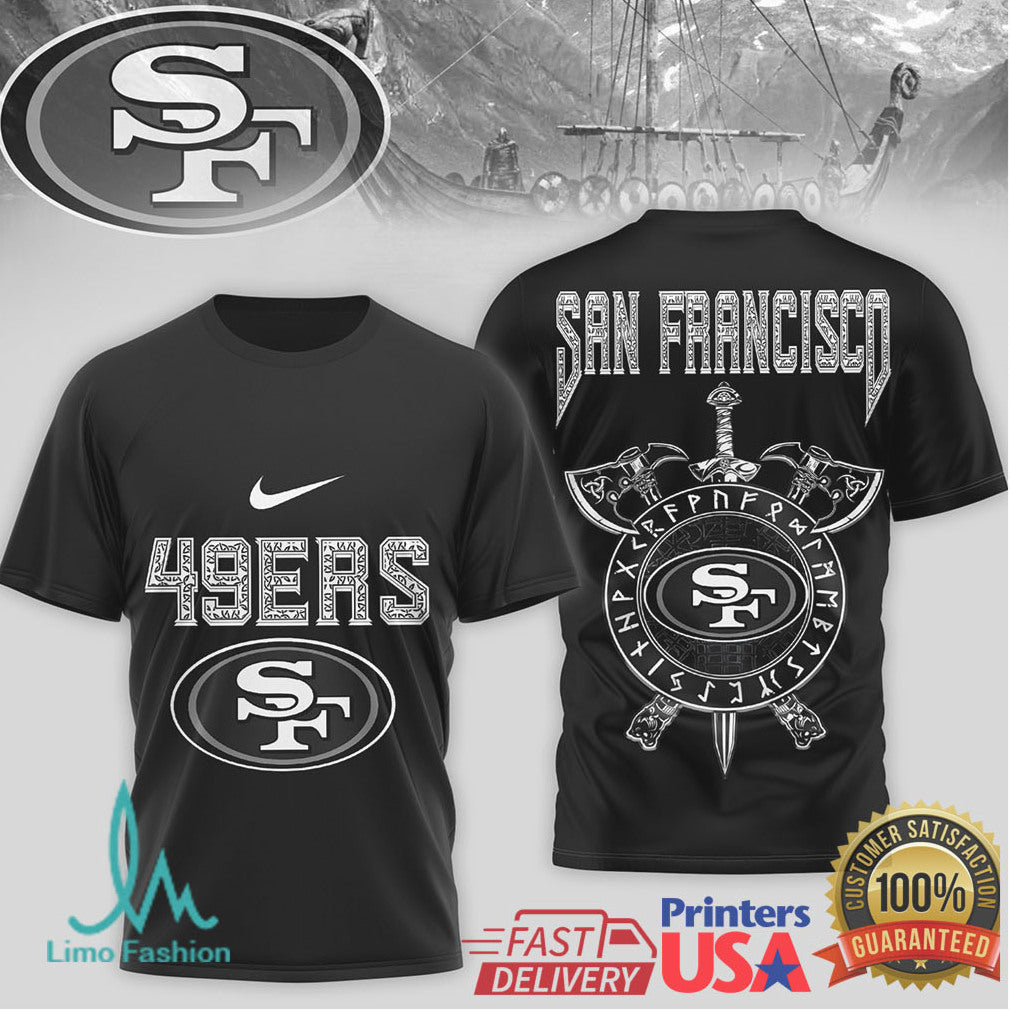 San Francisco 49ersOfficial NFL Viking 3D Shirt - Limotees LLC