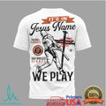 San Francisco Giants Religious Baseball T Shirt God Wins Forever It’s In Jesus Name We Play - Limotees LLC