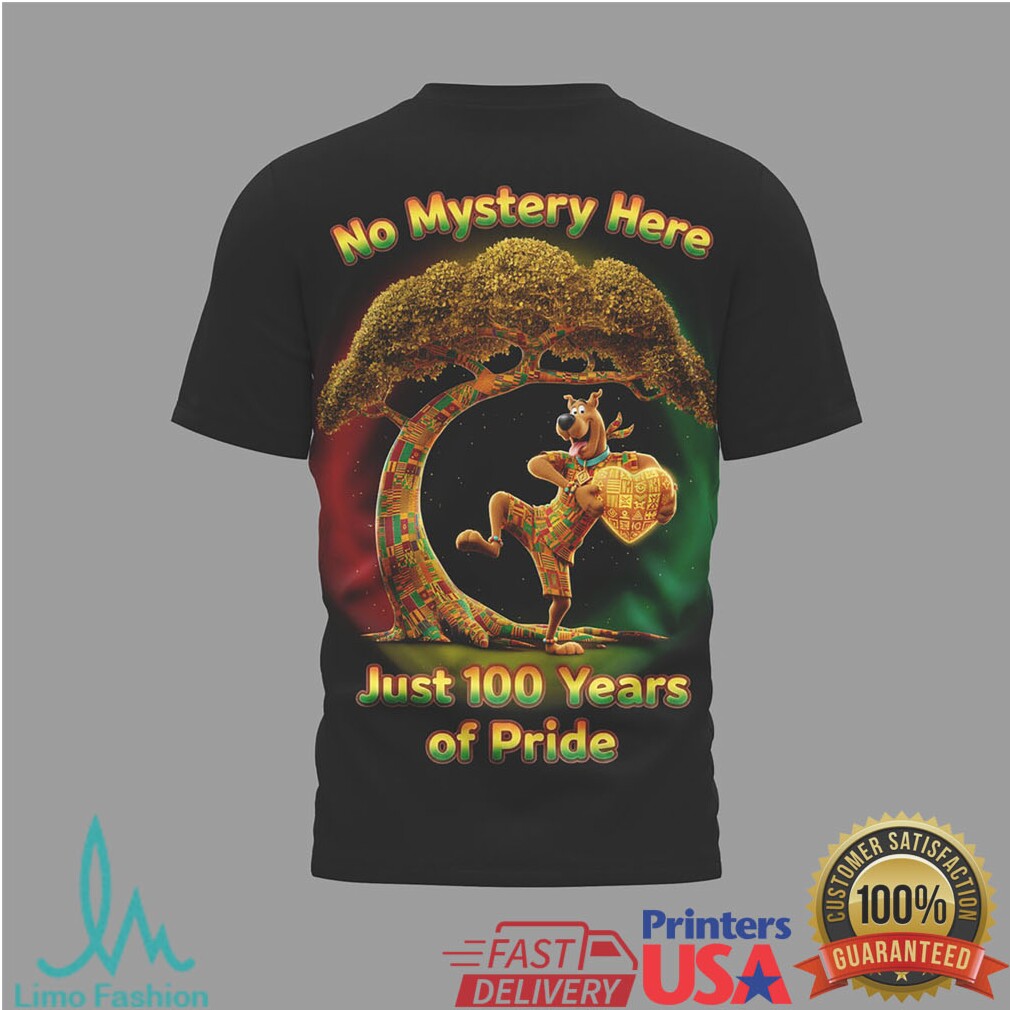 Scooby Doo Black History Month 100 Years of Pride Mystery Machine Shirt - Limotees LLC