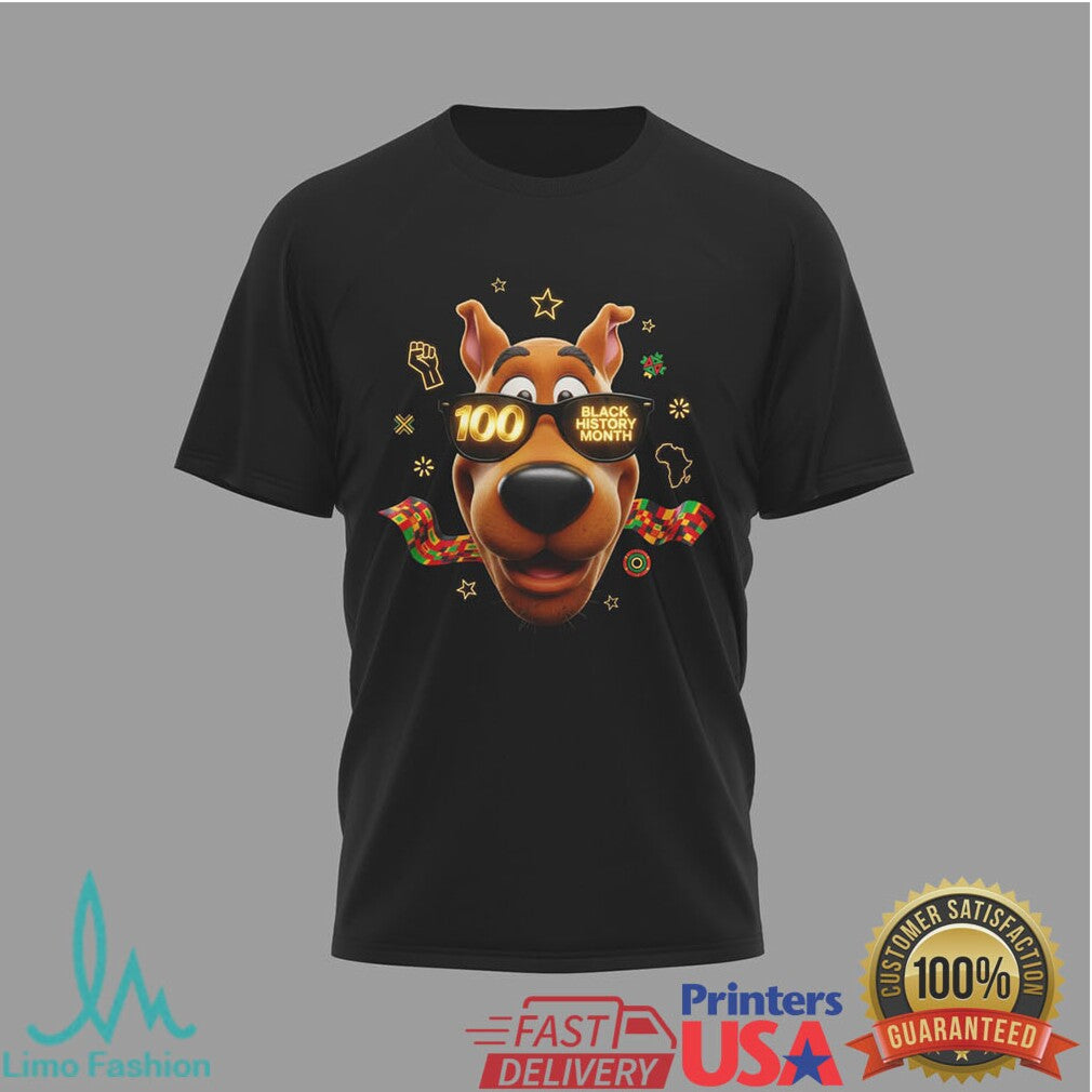 Scooby Doo Black History Month 100 Years of Pride Mystery Machine Shirt - Limotees LLC