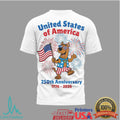 Scooby Doo Bless America 250th Anniversary T Shirt USA 1776 2026 Fireworks - Limotees LLC