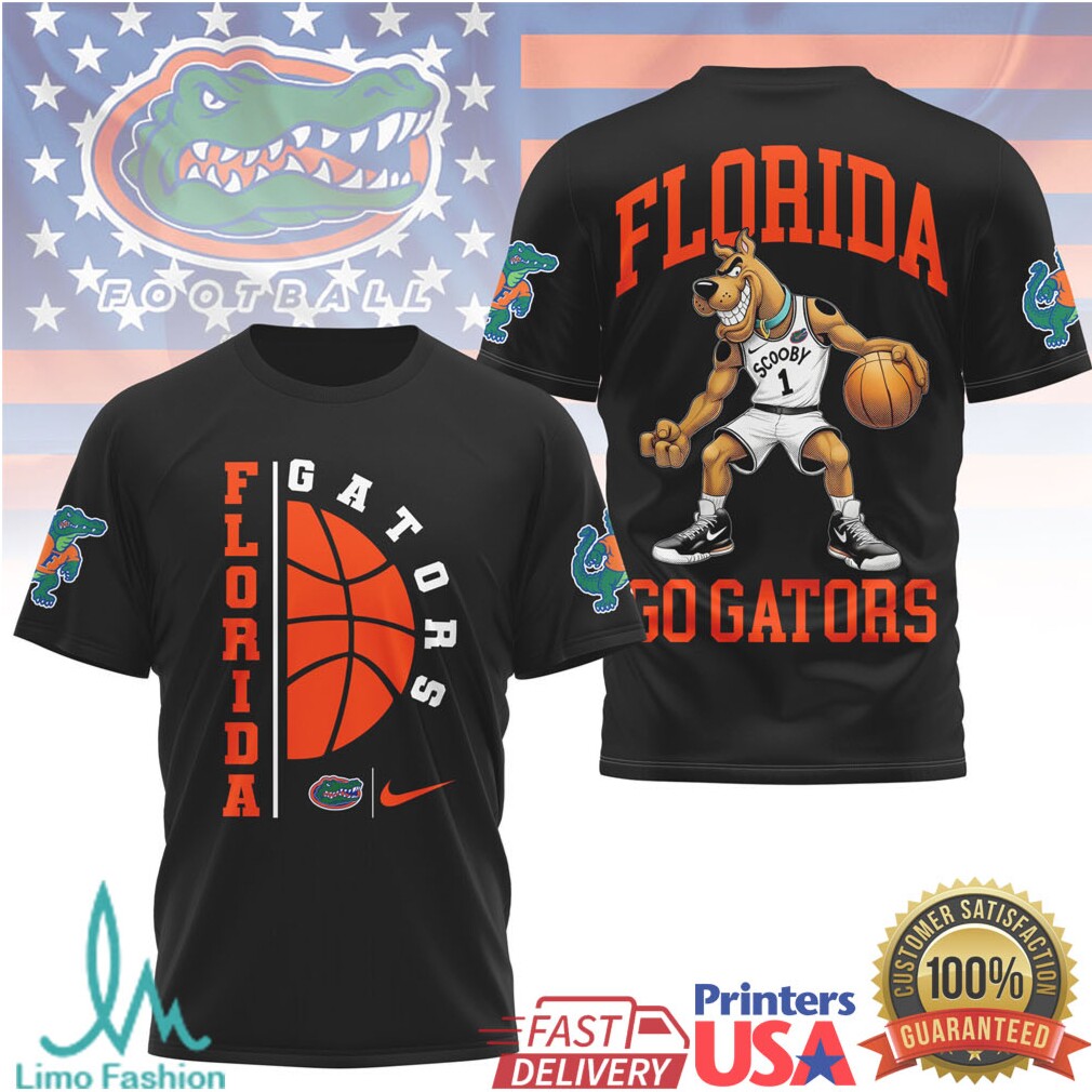 Scooby Doo Florida Gators Go Gators Basketball T Shirt - Limotees LLC