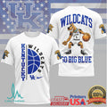 Scooby Doo Kentucky Wildcats Go Big Blue Basketball T Shirt - Limotees LLC