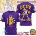 Scooby Doo LSU Tigers Geaux Tigers Basketball T Shirt - Limotees LLC