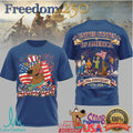 Scooby Doo Mystery Inc Patriotic USA 250th Anniversary T Shirt - Limotees LLC