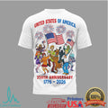 Scooby Doo Mystery Inc. United States of America 250th Anniversary T Shirt