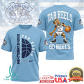 Scooby Doo North Carolina Tar Heels Go Heels Basketball T Shirt - Limotees LLC