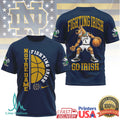 Scooby Doo Notre Dame Fighting Irish Go Irish Basketball T Shirt - Limotees LLC