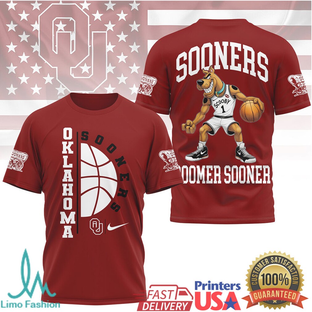 Scooby Doo Oklahoma Sooners Basketball Boomer Sooner T Shirt - Limotees LLC