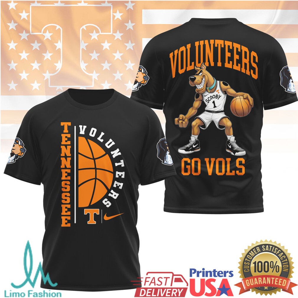 Scooby Doo Tennessee Volunteers Basketball Go Vols T Shirt - Limotees LLC