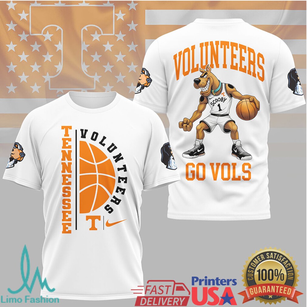 Scooby Doo Tennessee Volunteers Basketball Go Vols T Shirt - Limotees LLC