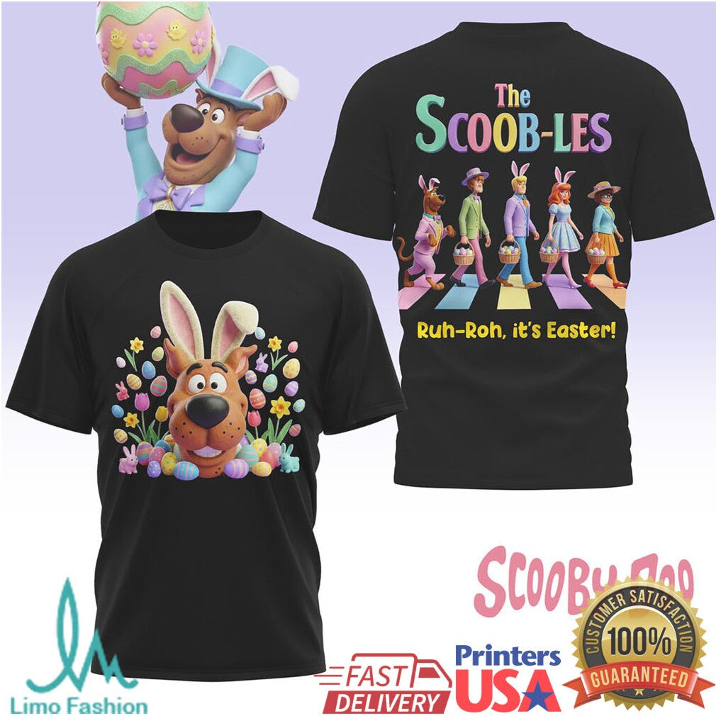 Scooby Doo The Scoob les Ruh Roh It's Easter Parody T Shirt - Limotees LLC