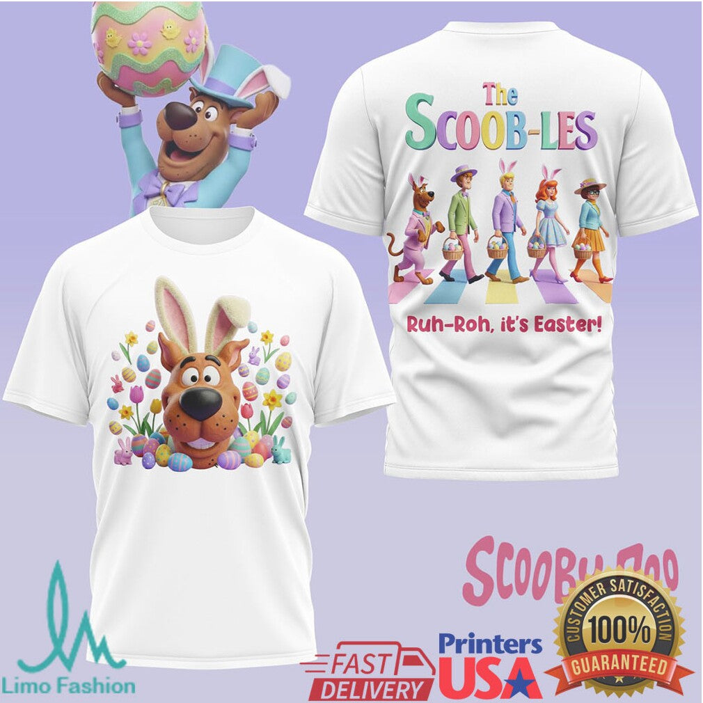 Scooby Doo The Scoob les Ruh Roh It's Easter Parody T Shirt - Limotees LLC