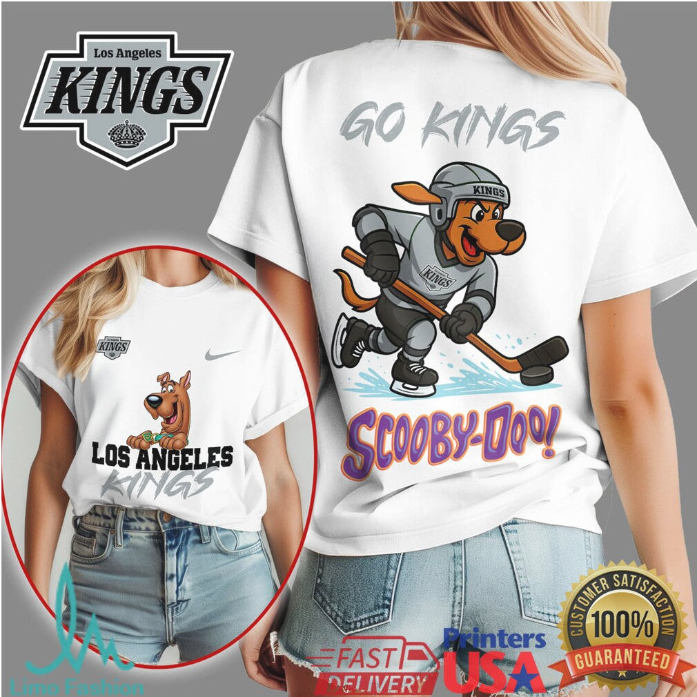 Scooby Doo x Los Angeles Kings NHL Hockey Fan T Shirt - Limotees LLC