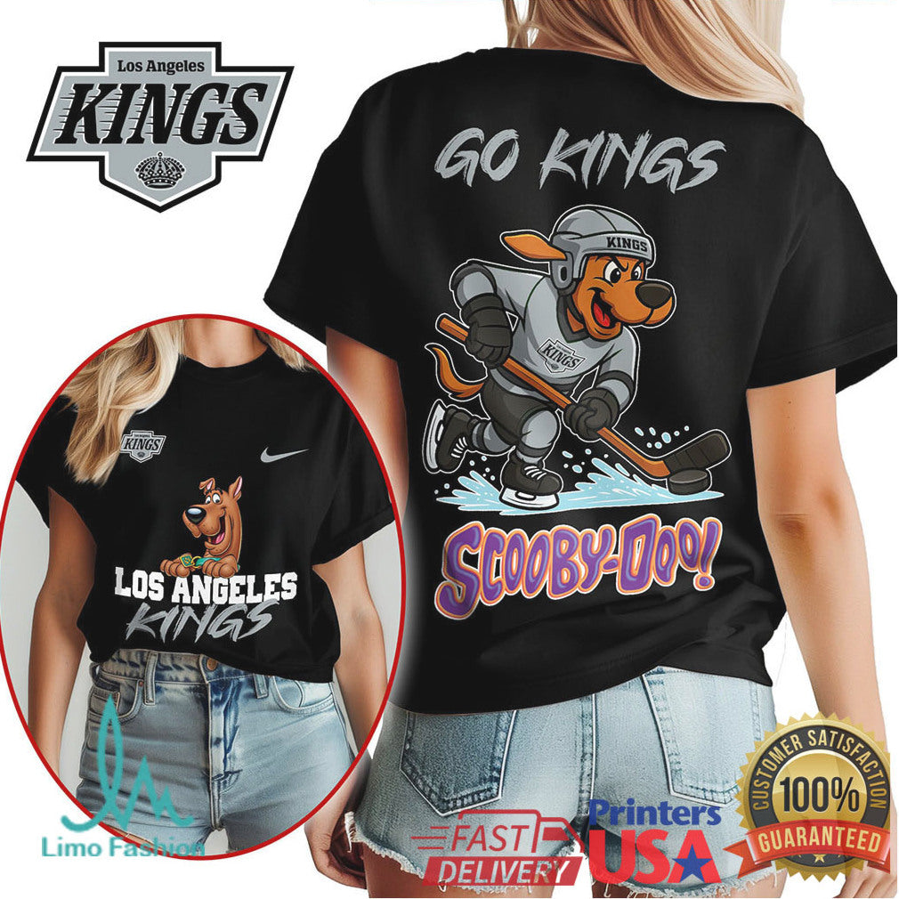 Scooby Doo x Los Angeles Kings NHL Hockey Fan T Shirt - Limotees LLC