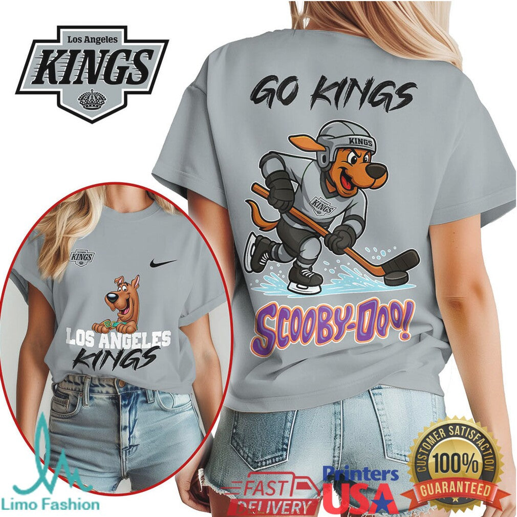 Scooby Doo x Los Angeles Kings NHL Hockey Fan T Shirt - Limotees LLC