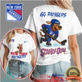 Scooby Doo x New York Rangers NHL Hockey Fan T Shirt - Limotees LLC