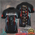 Scream Movie 30th Anniversary Ghostface Timeline Horror T Shirt - Limotees LLC