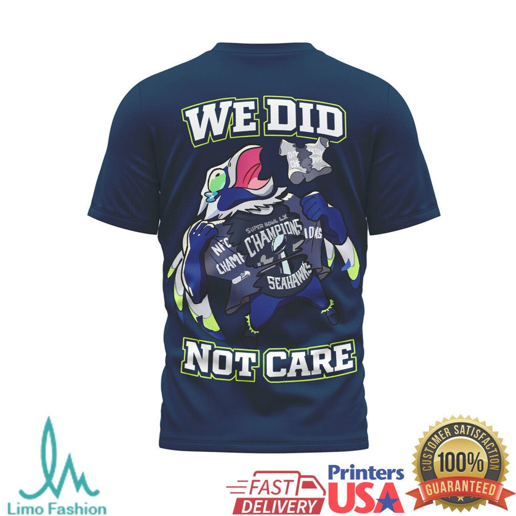 Seattle Seahawks “12 As One” Super Bowl LX Champions Logo Tee - Limotees LLC
