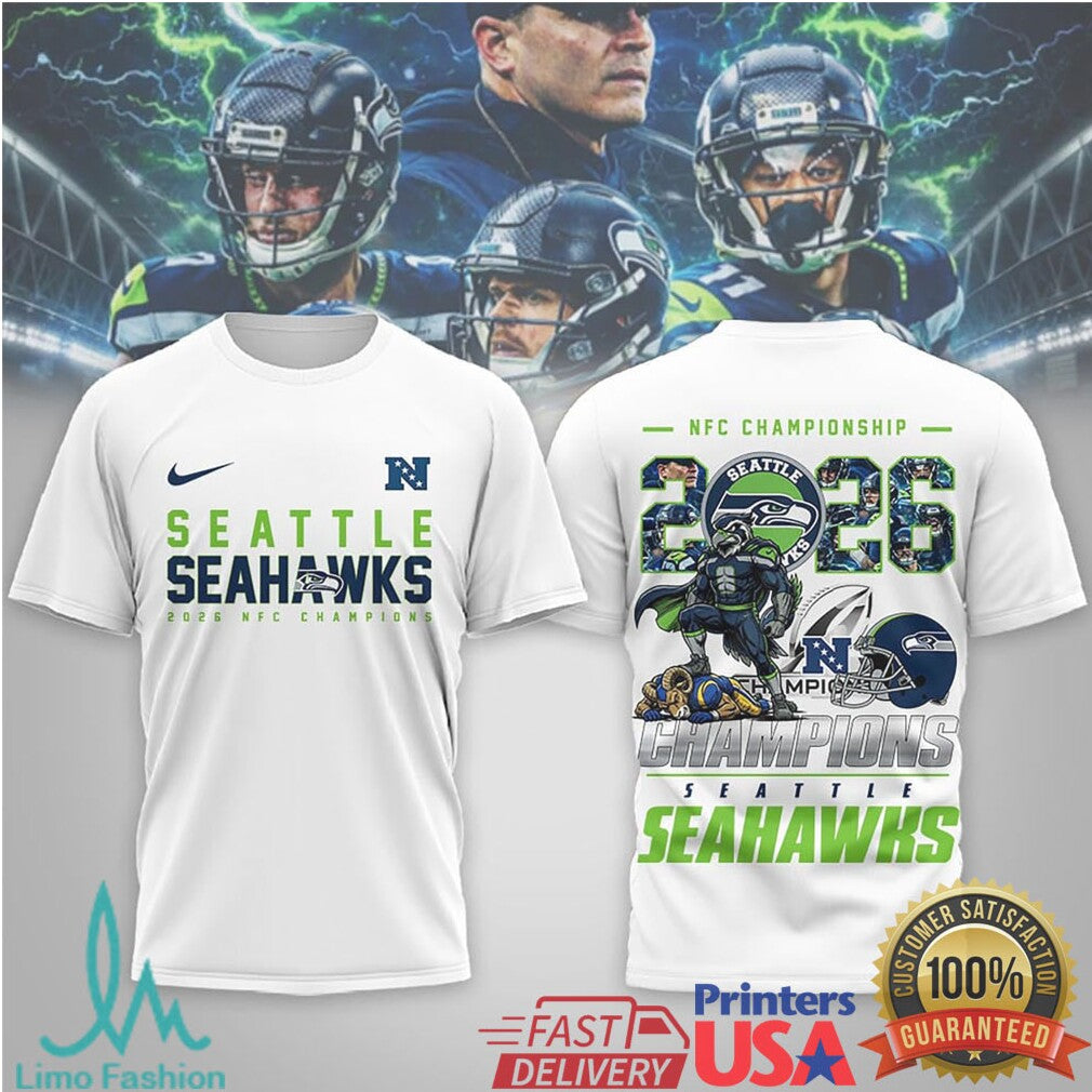 Seattle Seahawks 2026 Nfc Champions Next Up Tshirt