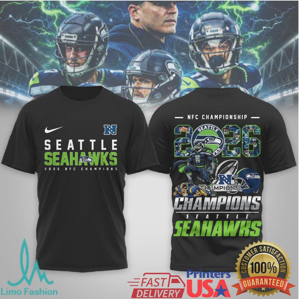 Seattle Seahawks 2026 Nfc Champions Next Up Tshirt