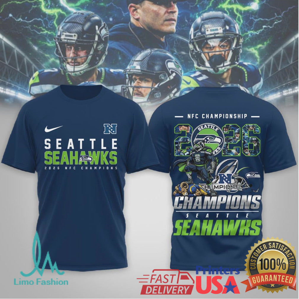 Seattle Seahawks 2026 Nfc Champions Next Up Tshirt