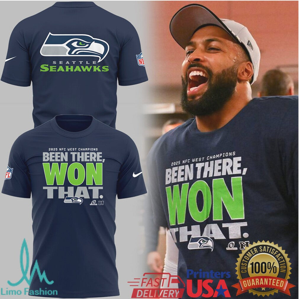 Seattle Seahawks Been There Won That 2025 NFC West Champions Gear - Limotees LLC