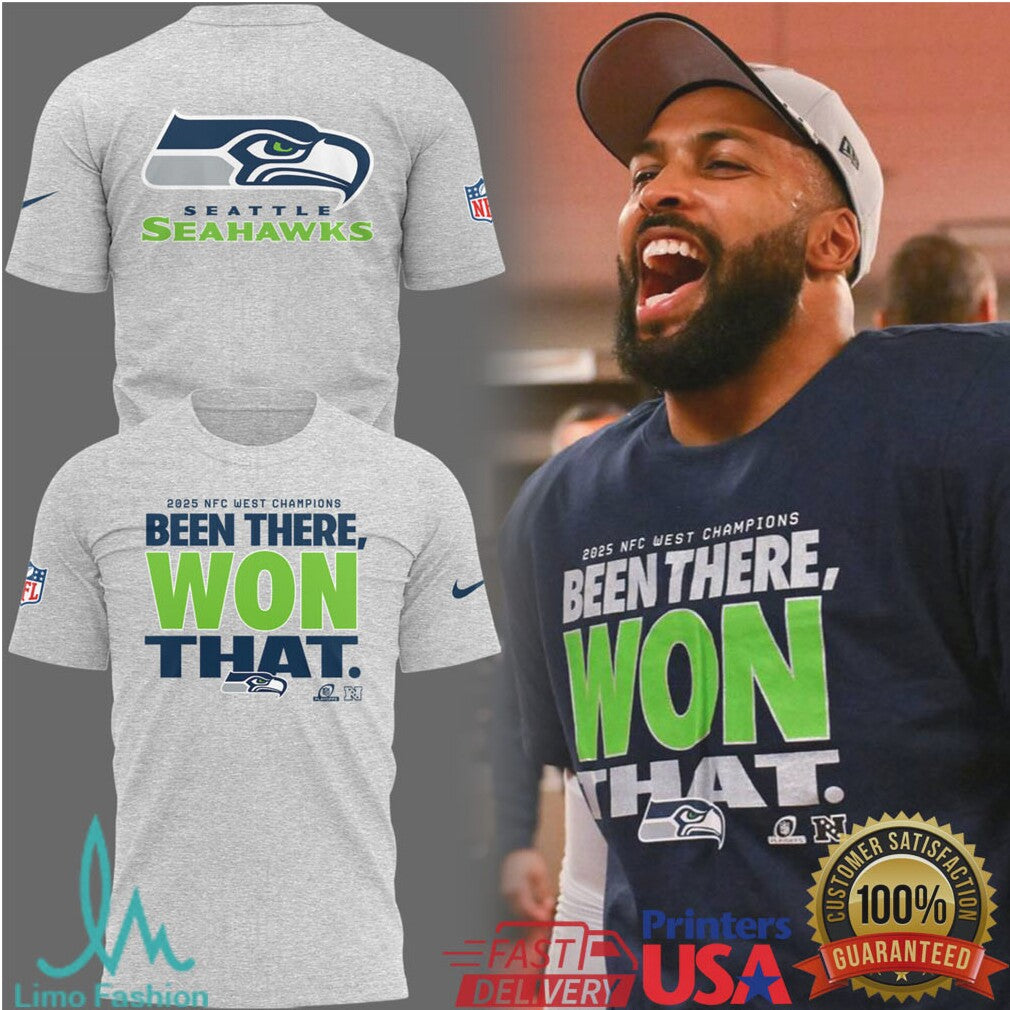 Seattle Seahawks Been There Won That 2025 NFC West Champions Gear - Limotees LLC