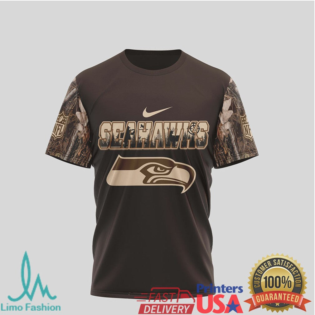 Seattle Seahawks Deer Hunting Camo Nfl T Shirt - Limotees LLC