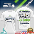 Seattle Seahawks Funny Grandma Bingo vs Football Fan Graphic T Shirt - Limotees LLC