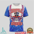Seattle Seahawks Grateful Dead Skeleton Patriotic Tie Dye T Shirt - Limotees LLC