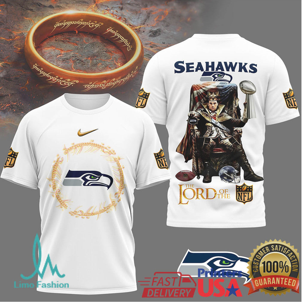 Seattle Seahawks Lord Of The Nfl King Design Tshirt - Limotees LLC