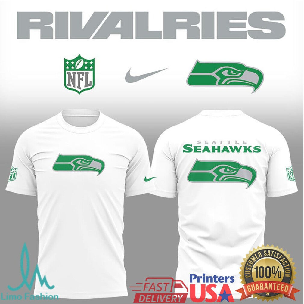 Seattle Seahawks NFL Rivalries Graphic Performance T Shirt - Limotees LLC