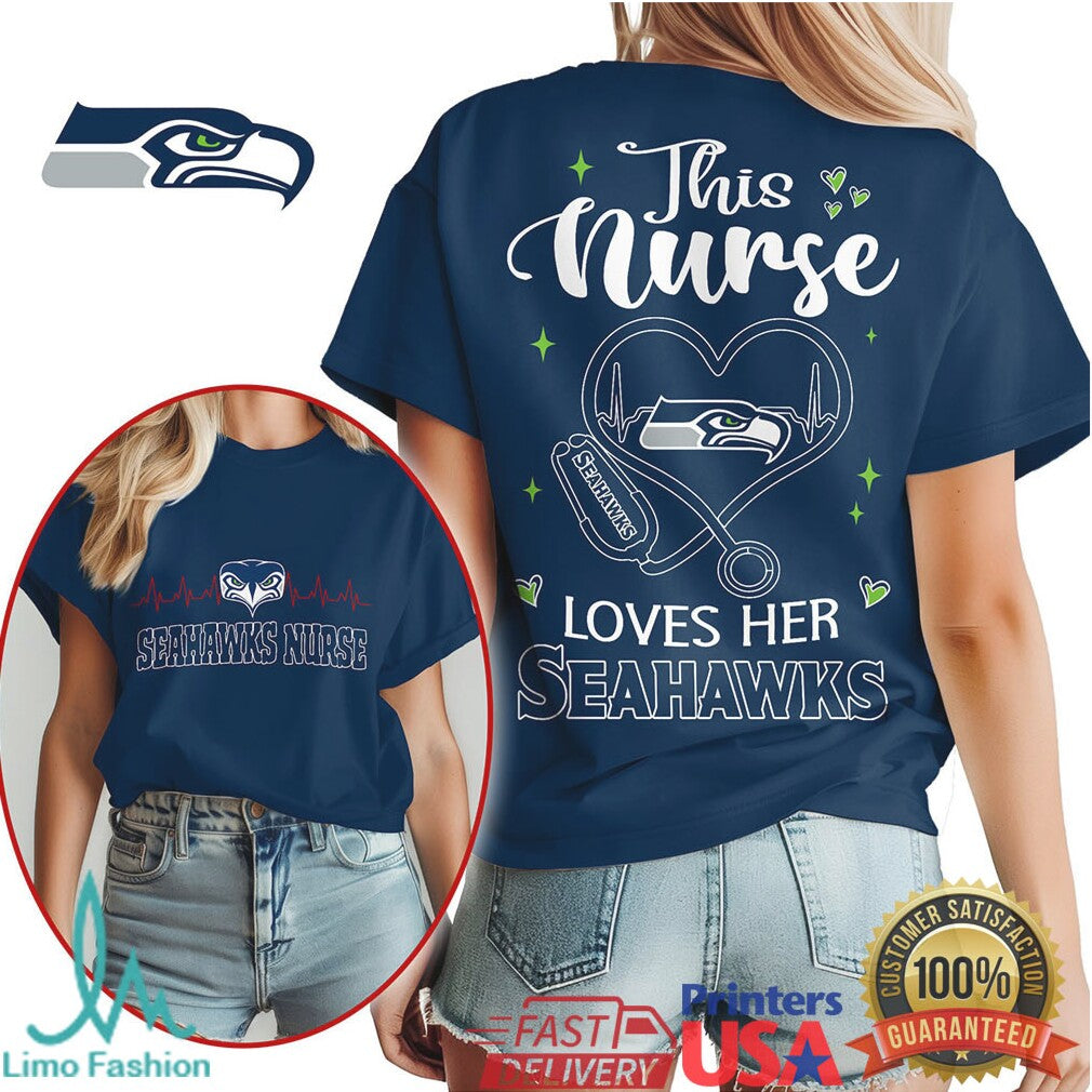 Seattle Seahawks Nurse Gameday Nursing Life Tshirt