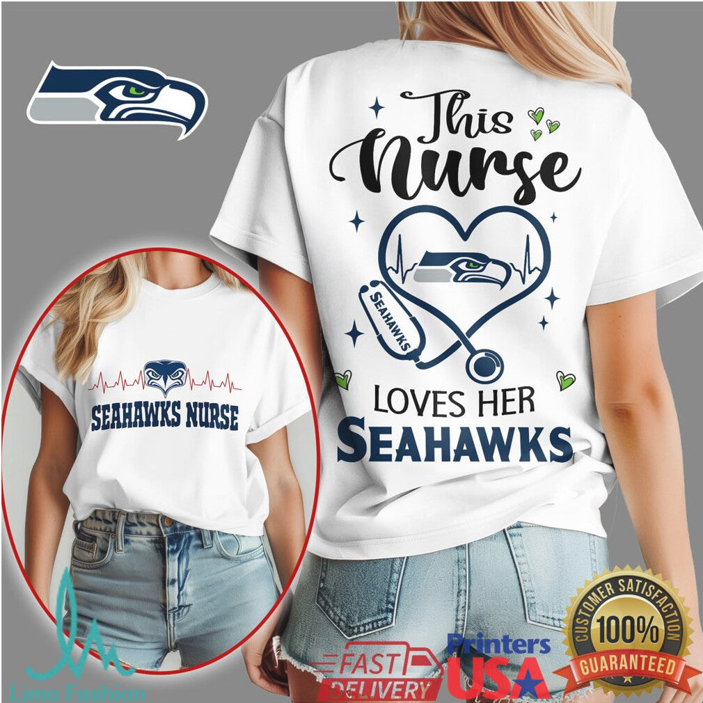 Seattle Seahawks Nurse Gameday Nursing Life Tshirt