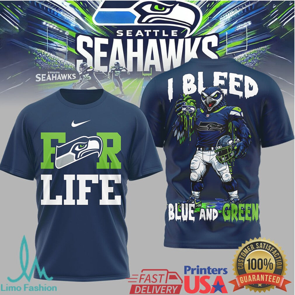 Seattle Seahawks Official NFL Built on Loyalty For Life 3D Shirt - Limotees LLC