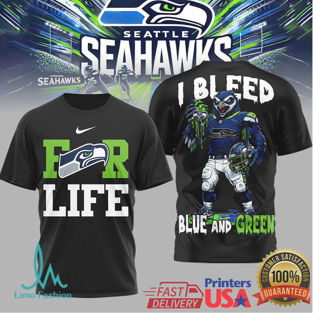Seattle Seahawks Official NFL Built on Loyalty For Life 3D Shirt - Limotees LLC