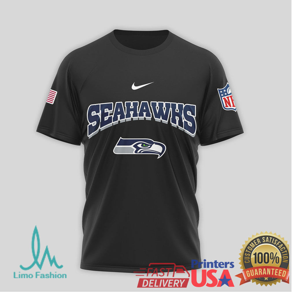 Seattle Seahawks Official NFL Happy New Year 2026 3D Shirt